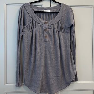 We the free gray top